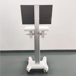 Chariot simple pour rondes médicales, chariot informatique mobile pour hôpital avec support fixe, chariot de diagnostic à distance - Product Image 3