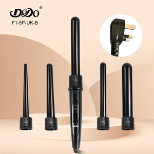 Kit <span class=keywords><strong>de</strong></span> Rizadores <span class=keywords><strong>de</strong></span> Pelo Multifunción 5 en 1 Intercambiables, Rizador <span class=keywords><strong>de</strong></span> Pelo <span class=keywords><strong>con</strong></span> Varita y <span class=keywords><strong>Rodillo</strong></span> <span class=keywords><strong>con</strong></span> Cerámica <span class=keywords><strong>de</strong></span> Turmalina Resistente, LCD, CE, ROHS - Product Image 1