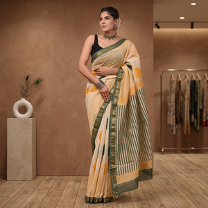 Sari en soie MAHESWARI pour les occasions de mariage - Product Image 3