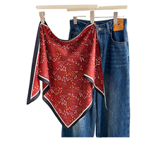 Écharpes et bandeaux pour femmes en polyester à motif floral - Respirant, léger, toutes saisons, multifonctionnel