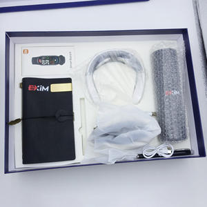 Ensemble cadeau de luxe personnalisé pour le Nouvel An, agenda de bureau pour client 2026, ensemble cadeau d'entreprise 2025, masseur vibrant pour le bien-être avec logo - Product Image 2