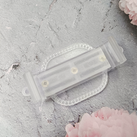 Taohelp Coque transparente en PC DIY compatible avec les téléphones mobiles de 5,8 à 7 pouces, clip arrière, miroir carré, cordon de suspension, hauteur réglable