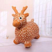 Hopping Cow Horse, enfant en bas âge fille garçon gonflable rebondissant Animal Hopper jouet bébé cadeau d'anniversaire 18 mois 2 3 4 ans enfant-vache