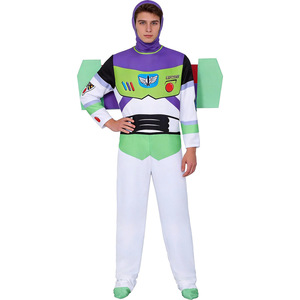 Disfraz de Buzz Lightyear para Adultos, Mono Unisex, Personaje de Toy Story, Cosplay, Traje de Halloween - Product Image 1