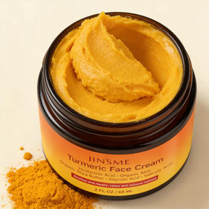 Crema de Cúrcuma de Marca Privada 60ml, Loción Facial Hidratante con Vitamina B5 y Niacinamida, Aclarante y Control de Grasa, OEM/ODM, Cuidado de la Piel - Product Image 3