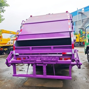 HOWO 8 Cubic Compression Garbage Truck with Rear Loading Bucket Lifter for 240L 660L Standard <b>Waste</b> Bins - Product Image 6