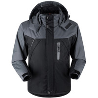 Manteau d'hiver en velours épais coupe-vent pour homme, veste imperméable de haute qualité