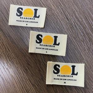 Tùy Chỉnh Dệt Nhãn Cho Quần Áo Giày Túi Làm Bằng Polyester Và Nhựa Gấp Thấp Moq Cá Nhân May Trong Vải Nhãn - Product Image 4