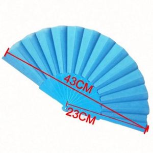 Éventails en plastique de style féerique de couleurs assorties en gros pour la promotion d'entreprise et les cadeaux - Product Image 4