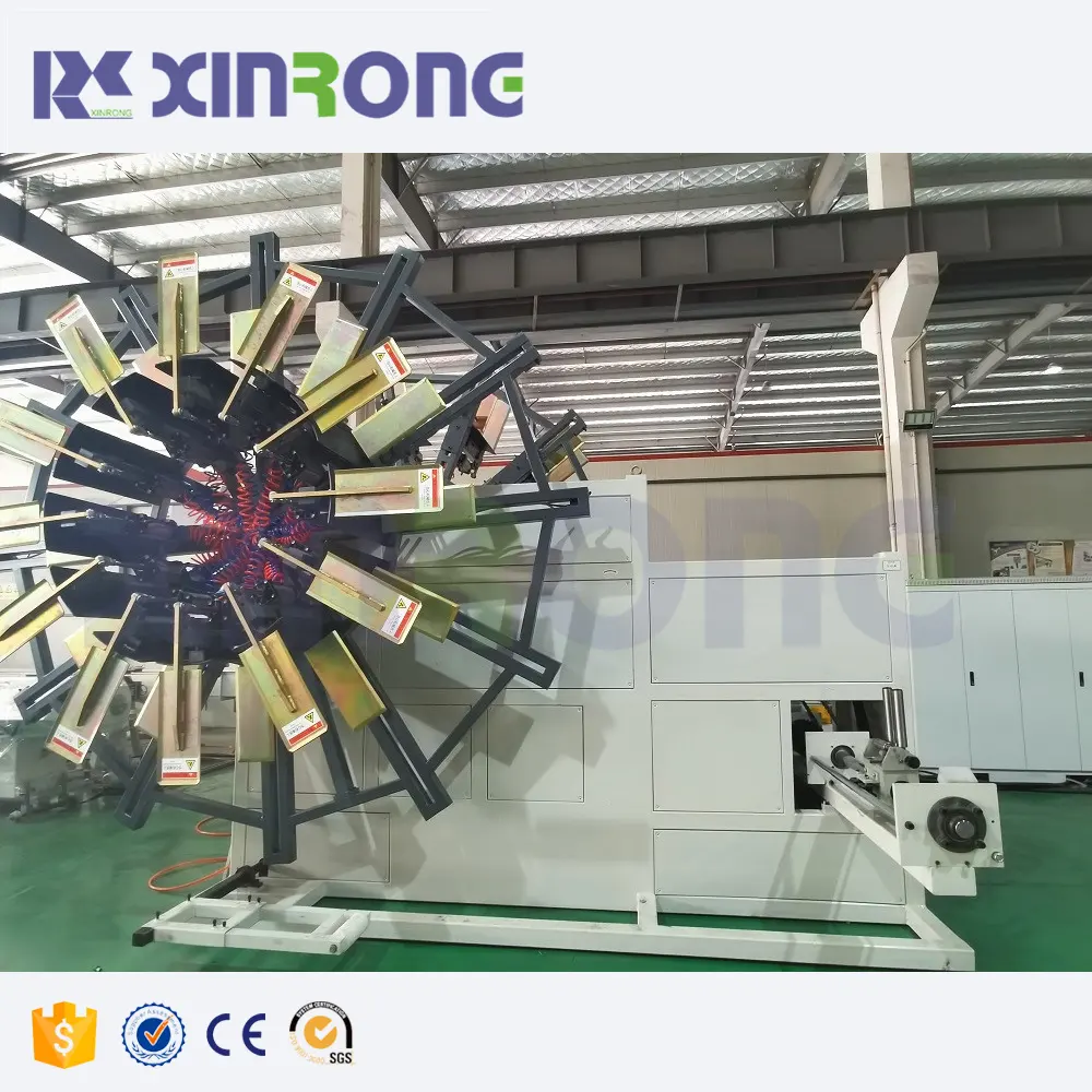 Xinrongplas ציוד רב השכבות לייצר hdpe צינור צינור פס פיתוך כיפוף של מכונת ביצוע