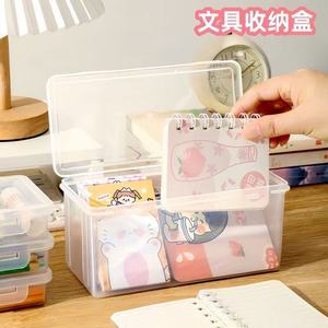 Transparent Pencil Case Large Capacity Sketching Art Supplies <b>Storage</b> <b>Box</b> <b>Stackable</b> Multi Functional Student Stationery <b>Box</b> - Product Image 5