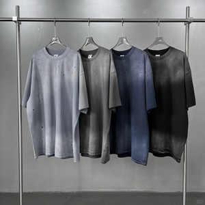 <span class=keywords><strong>T</strong></span>-<span class=keywords><strong>Shirt</strong></span> Personalizzata da Uomo Streetwear con Design 'Awful Lot of Cough Syrup', <span class=keywords><strong>T</strong></span>-<span class=keywords><strong>Shirt</strong></span> Strappata per Uomo Stile <span class=keywords><strong>Rock</strong></span> <span class=keywords><strong>Band</strong></span> - Product Image 3