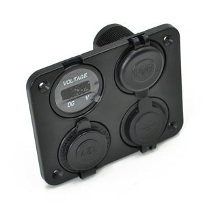 Двойное <span class=keywords><strong>USB</strong></span>-устройство для зарядки в автомобиле, 12-24В, быстрое зарядное устройство, прикуриватель для мобильного телефона, автомобильное зарядное устройство - Product Image 5