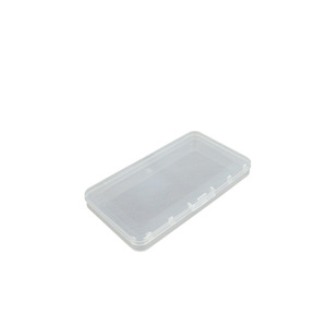 Rectangular Pp <b>Box</b> 12.5X6.8X1.4Cm Transparent Plastic Storage Case For <b>Tools</b> Parts Card Holder - Product Image 5