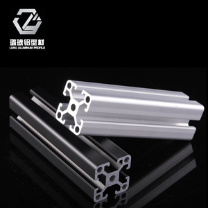 โปรไฟล์อลูมิเนียมลูฮู 40x40 โปรไฟล์อลูมิเนียมอัลลอยด์อัดขึ้นรูปสำหรับงานหนักสำหรับโครงเครื่องจักร - Product Image 1