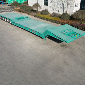 Venta Directa de Fábrica: Semirremolque de Plataforma Baja Plegable de 150 Toneladas con Cuello de Cisne, 2/3/4/5 Ejes, Personalizable - Product Image 2