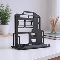Socooler Elegant Gaming PC Case SOC-AE-360-Y Light Pollution Enthusiast New Design EATX Aerometal Silver Computer Tower Rack
