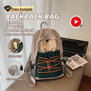 Mochila de Viagem Leve e Esportiva com Baixo MOQ, 3 Cores, Impermeável, Grande Capacidade, Bolso Lateral com Fecho Magnético e Alça de Ombro Ajustável - Product Image 1