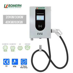 สถานีชาร์จรถยนต์ไฟฟ้าแบบเร็ว 40KW 60KW พร้อมหัวชาร์จ 20KW มาตรฐาน GBT - Product Image 4