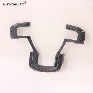Steering Wheel Inner <b>Door</b> Handle Cover Interior <b>Trim</b> for F150 2015 2016 2017 2018 2019 Carbon Fiber Print - Product Image 4