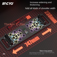 Macyo Multifonctionnel Portable Pliable Push up Board Digital Push-Up Bracket Board Intelligent Counting Pull Rope