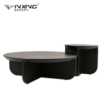 Table basse d'appoint moderne et durable Yinxing, modèle 940, couleur fumée, pour chambre ou salon
