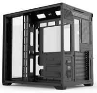 Sea View Fishtank Design PC Case ATX Gaming PC Cabinet Gaming Computer Case with RGB Tower Gamer Computer Case