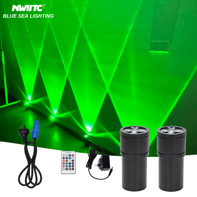 Mini Battery Powered Uplight Lights  10W Single Spotlight LED Spot Light for Hotel Wedding Theatre Lighting