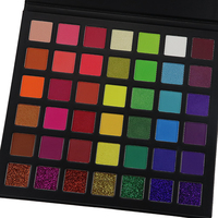 Pigment lâche 42 couleurs fard à paupières et paillettes Palette maquillage Palette OEM