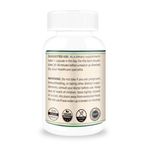 Capsule di Turkesterone 500 mg Per porzione supporta il recupero muscolare e la crescita Per adulti 120 capsule di Turkesterone - Product Image 5