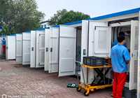 Substasi Tipe Kotak Prefabrikasi LD XBZ1_013_12/0.4MF dengan Transformator Tipe Kering 3-Fasa 2500kVA & 1250kVA 12/400V 60Hz