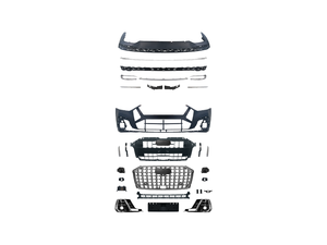 ใหม่ pharri <span class=keywords><strong>Audi</strong></span> <span class=keywords><strong>A8</strong></span> D5 (2018-2022) อัพเกรดเป็น D5PA <span class=keywords><strong>2023</strong></span> + สไตล์ Starry Sky ชุดกระจังหน้า/หลังแบบเต็มชุด BOLT-On โดยตรง - Product Image 5