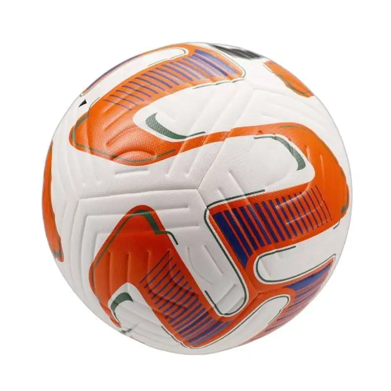 スポーツのための高品質サッカーボールカスタムロゴ印刷デザインPUレザーカスタマイズサイズ5サッカーボール手縫い品質