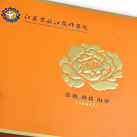 Logo de conception personnalisée professionnelle imprimé bas quantité minimale de commande fabricant Orange mat marquage à chaud doublure boîte-cadeau magnétique pour cadeau