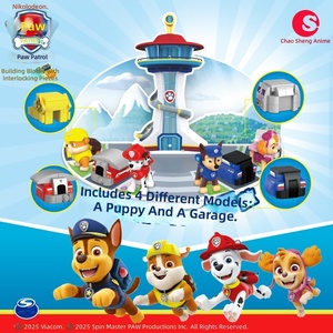Ensemble de jouets de construction pour enfants, voitures de dessin animé de l'équipe de sauvetage des chiots, cadeaux de Noël pour garçons et filles - Product Image 2
