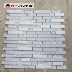 Piastrella a mosaico 3D con Design in acciaio inossidabile naturale da 6MM - Product Image 3
