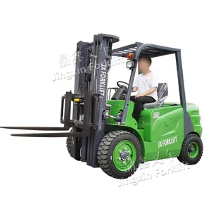 JX Forklift 2 3 Ton 5Ton Montacargas All Electric ForkLift Loading And Unloading Forklift Truck