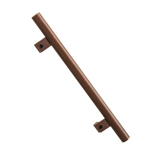 Walnut Wood Color Single <b>Bar</b> Handrail Aluminum Alloy Safety Rail For Bathroom Elderly Support Assistive Device - Product Image 1