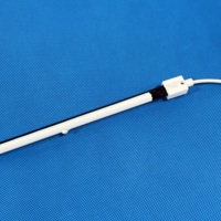 1060mm 480v 3000w Filament de Tungstène Infrarouge Halogène Chauffe-Lampe Clair Rouge Blanc Corps Réflecteur Lumières