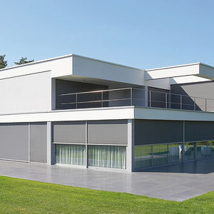 Fermeture éclair motorisée coupe-vent robuste pour l'<span class=keywords><strong>extérieur</strong></span> personnalisée stores enrouleurs en <span class=keywords><strong>tissu</strong></span> pour l'<span class=keywords><strong>extérieur</strong></span> écran de réduction - Product Image 2