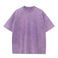 T-shirt Homme Vintage Coupe Ample Coton Lourd 230g Respirant Anti-Plis Écologique Couleurs Vives