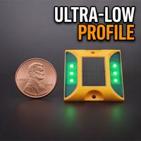 Vente en gros de balises routières solaires LED étanches IP68, réfléchissantes double face pour voies express