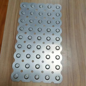 Stamping Parts Carbon Steel Plate 100mm Titanium Plating <b>Hardware</b> Metal Forming Punching Single Process Simple Mold - Product Image 3