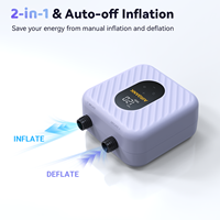 Pompe à air électrique rechargeable AIRBANK à double étage haute pression pour paddle board et SUP, 20 PSI, gonflage facile et légère