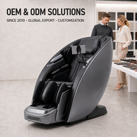 Fauteuil de massage 4D corps entier zéro gravité avec double scanner corporel IA, rouleau de massage des pieds 3D, chauffage au graphène, bien-être intelligent pour la maison