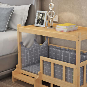 Cama Moderna para Perros de Madera Maciza, Casa para Mascotas con Forma Rectangular, Transpirable y Lavable - Product Image 3