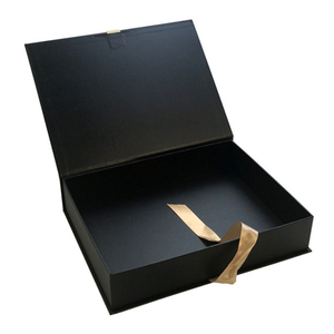 Caja de Regalo Magnética de Papel Rígido Plegable Rosa Mate de Lujo con Cierre para Joyería y Cinta, Diseño Gratuito - Product Image 2