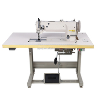 Machine à coudre industrielle professionnelle à grande vitesse de matériel épais vertical de Double aiguille de bras long de la vente élevée 220v