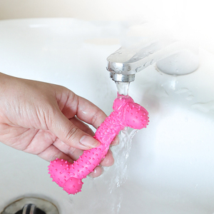 Venta al por mayor del fabricante masticar rosa amarillo azul perro tpr hueso Juguetes - Product Image 5