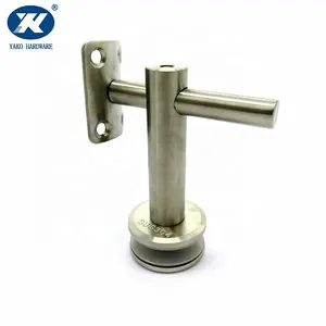 Adjustable Glass To Handrail Bracket for glass installation flexible for 12-30 mm glass